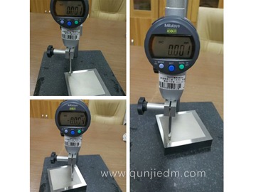 群基CNC341S电火花机床加工平整度